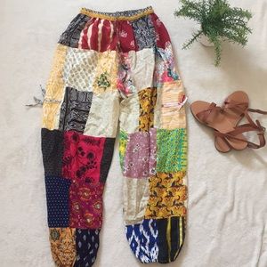 Boho Wide leg patterned pants